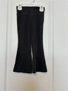 H&M Black Ribbed Flare Leggings for Kids